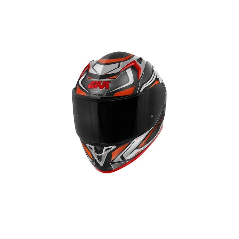 GIVI 50.8 CAPACETE INTEGRAL DE CORRIDA PARA MOTO PRETO VERMELHO TITÂNIO M / NEGRO TITANIO RED / Option Value 3