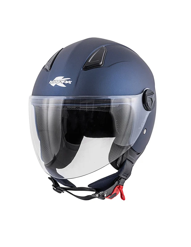 KAPPA KV28 DJET CAPACETE DE MOTO EVO C VGD JOIN AZUL METAL AMARELO S / AZUL YELLOW