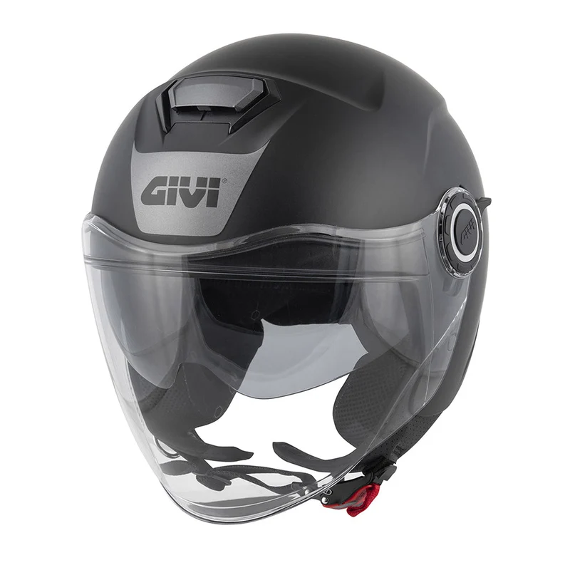 GIVI 12.5 SOLID N900 CAPACETE DE MOTO ABERTO MATE PRETO ECE 22.06 XS / Mate Negro