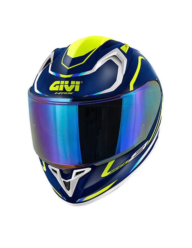 GIVI 508 MACH1 INTEGRAL CAPACETE DE MOTO BRANCO PRETO AMARILLO XL / AZU-MT/BLANCO/YELLO