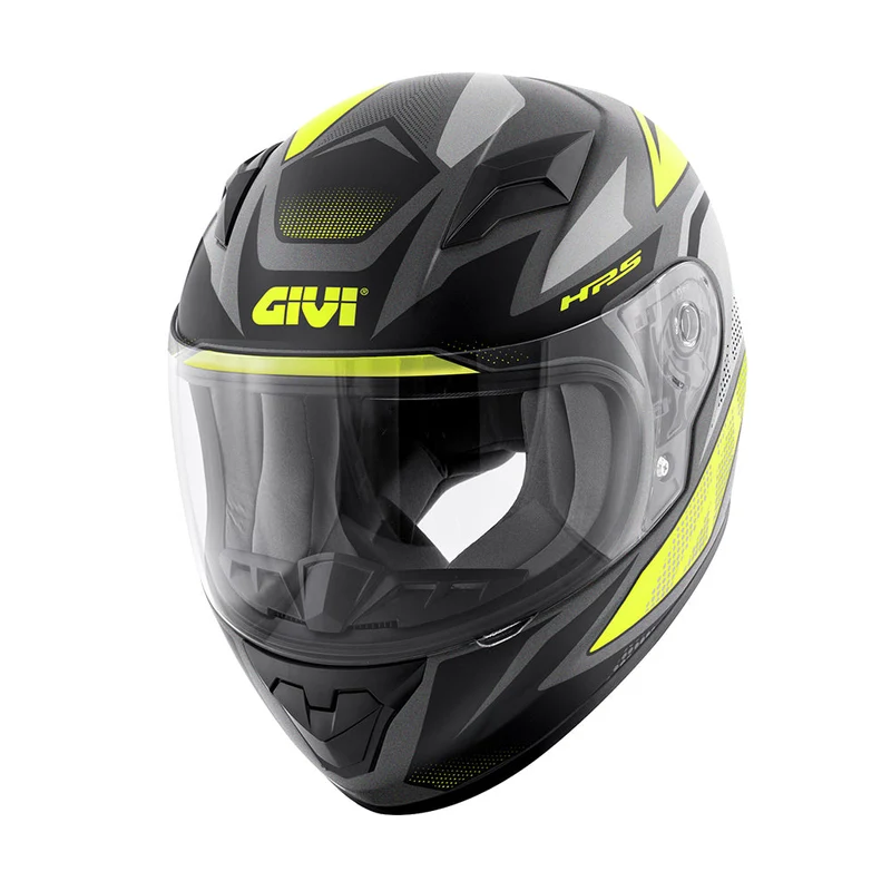 GIVE JUNIOR INTEGRA J04 CAPACETE DE MOTO PRETO MATE AMARELO 52 / NEGRO-MT/YELLO