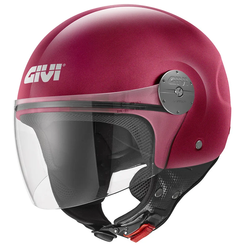GIVI 10.7 MINI J CAPACETE DE MOTO TURISMO MI JET R366 S / rosso-bordeaux-r-366