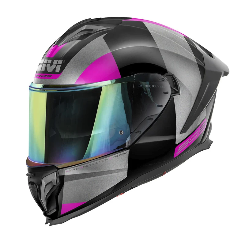 GIVI 50.3 VNBP VISION CAPACETE DE MOTO TURISMO INTEGRAL ECE 22.06 M / vision-bla-tit-fuchsia-vnbp