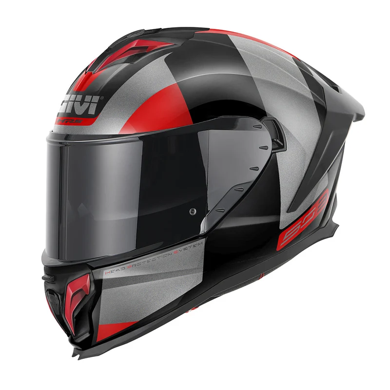 GIVI 50.3 VISION VNGR CAPACETE DE MOTO URBANO INTEGRAL ECE 22.06 L / vision-black-titanium-vngr