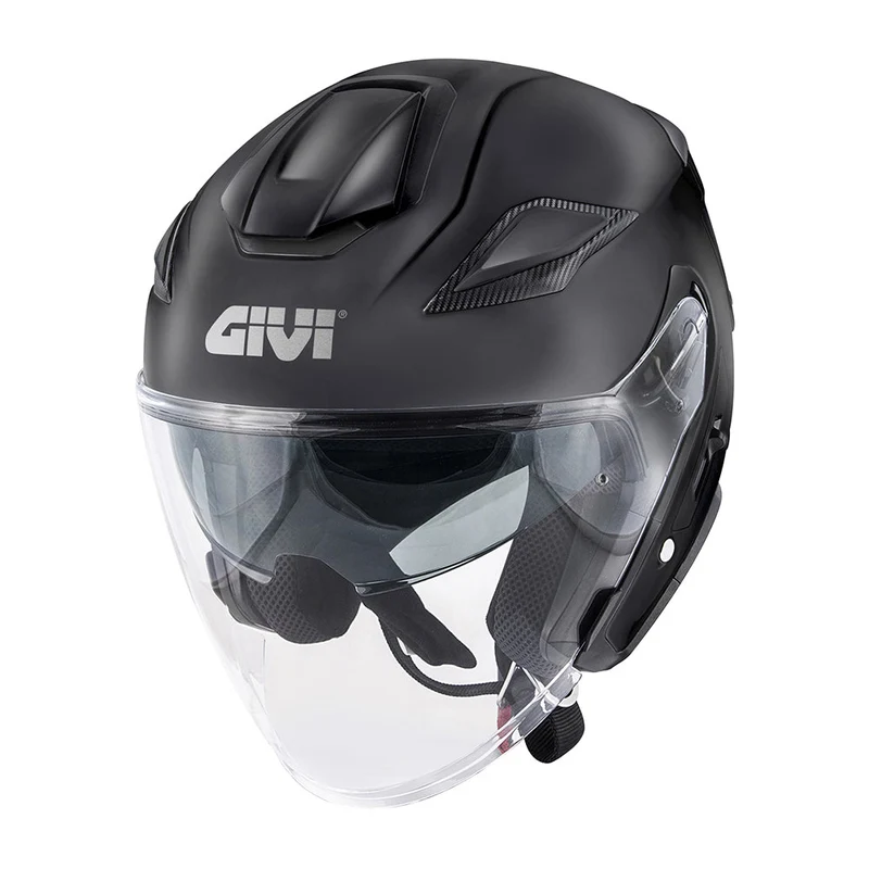 GIVI X29 FIBER JET CAPACETE DE MOTO ABIERTO PARA SCOOTER PRETO MATE 2XL / Negro Mate