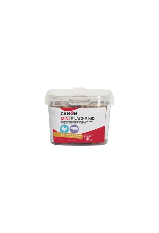 Camon Snack Box Mini Bones Mix Snack Per Cani 140g