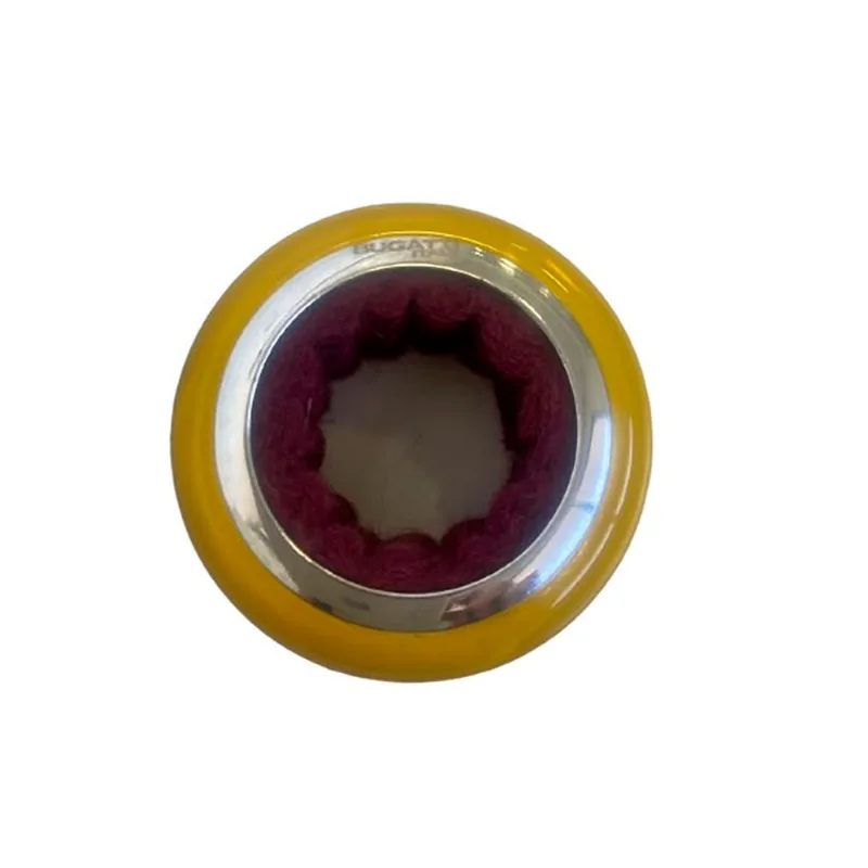 Anel Corta Gotas Com Feltro Vinho Italiano Amarelo Bugatti