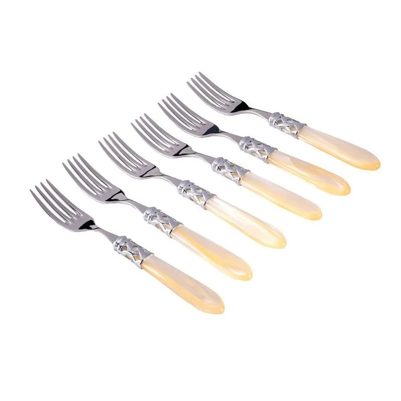 Garfos Sobremesa Aladim Bugatti Aço Inox Pérola 20cm
