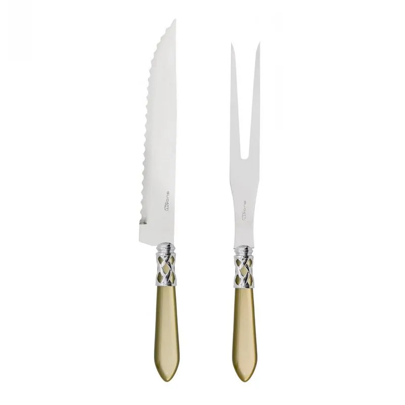 Conjunto Garfo Faca Trinchar Assados 2 Pçs Arianna Bugatti