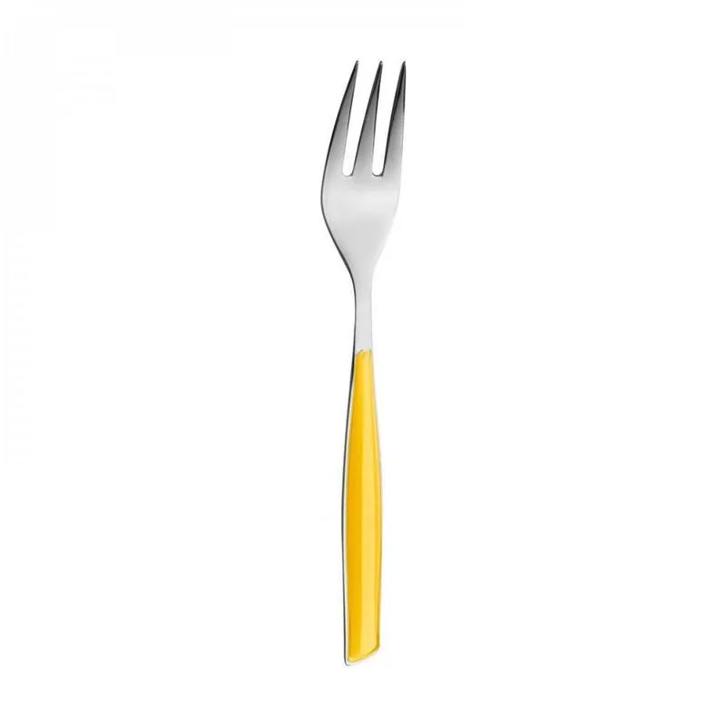Jogo 5 Garfos Para Sobremesa 17cm Colorido Glamour Bugatti