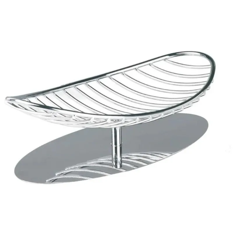 Centro De Mesa Fruteira Aramada Cromada Luxo Gioco Bugatti