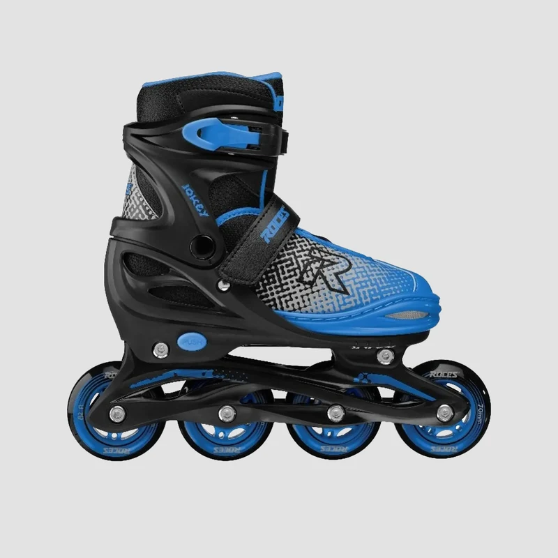 Roces Jokey X Adjustable Inline Skates Black/Astro Blue - Kids Child 12-1uk / Black/Astro Blue
