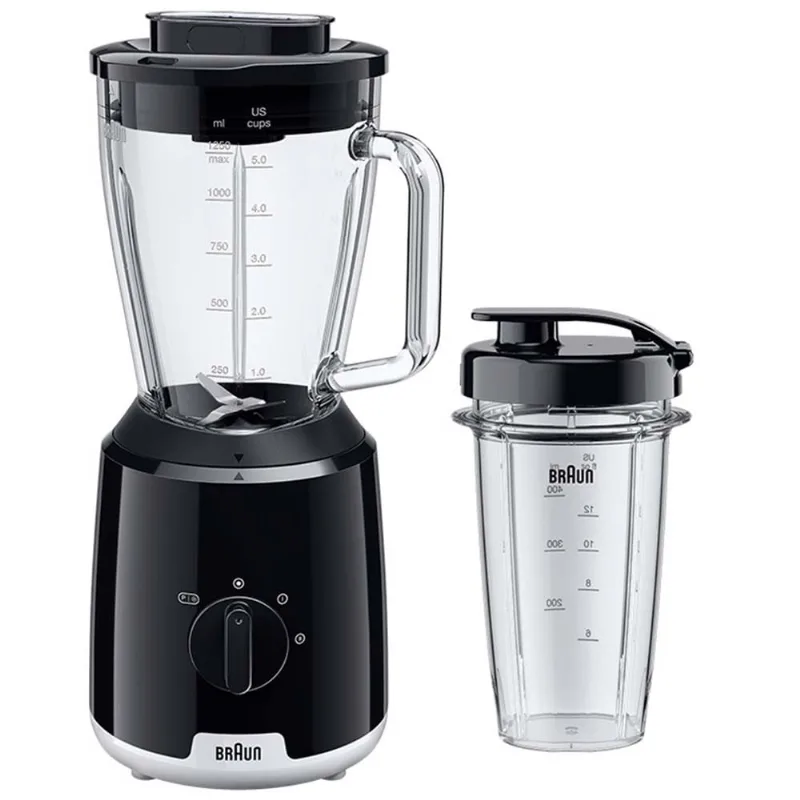 Liuadora BRAUN 1.25L Power Blend & Go Negro