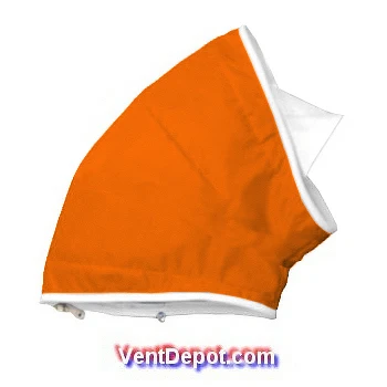 TextiCodo de 22.5°, Ductos Textiles, MXTIC-397-396 $4847.04 - 70"Ø,Radio 70",Altura 25.9",57000CFM, 96900m3/hr, Hermético, Naranja, MXTIC-392, Empaque: 900X900X10 cm, 0.42kg, Envío: 5 a 10 Días