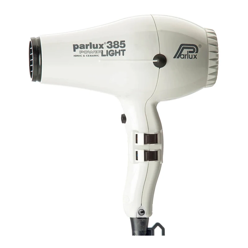 Parlux 385 Power Light Ceramic Ionic Hair Dryer White