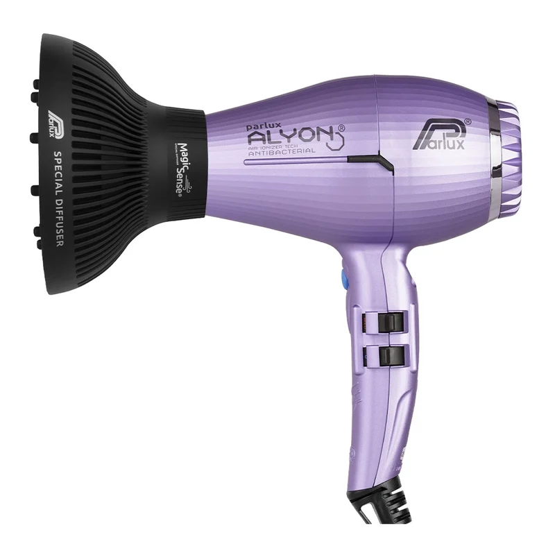 Parlux Alyon Air Ionizer Tech Hair Dryer And Diffuser Lilac
