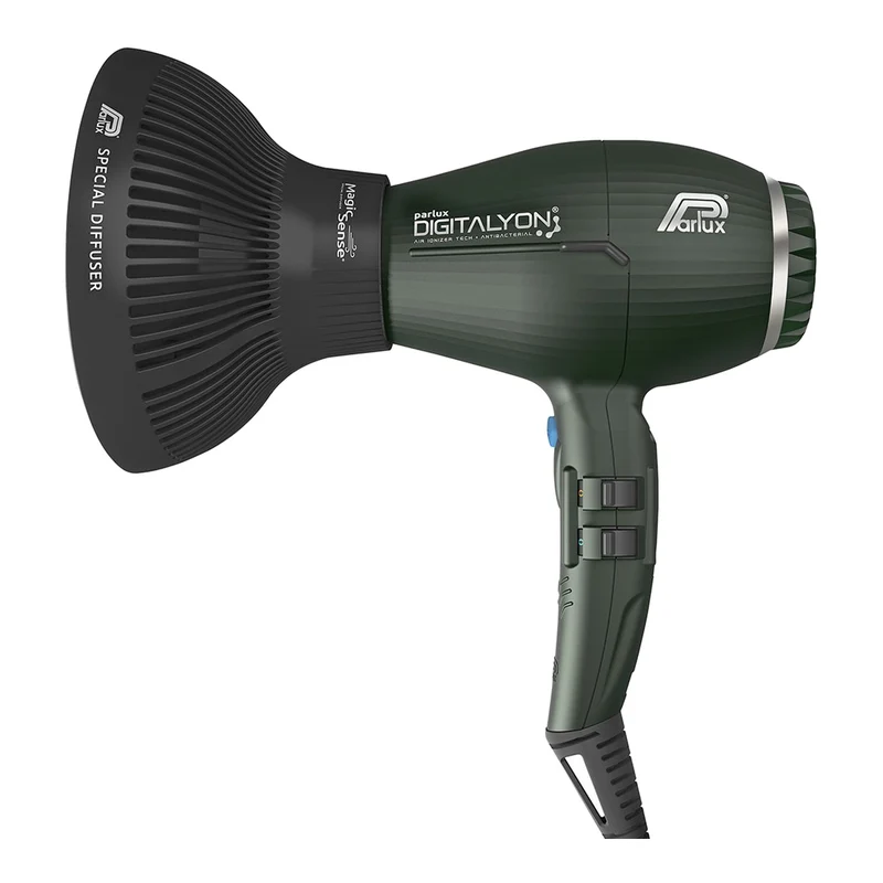 Parlux DigitAlyon Hair Dryer And Diffuser Anthracite