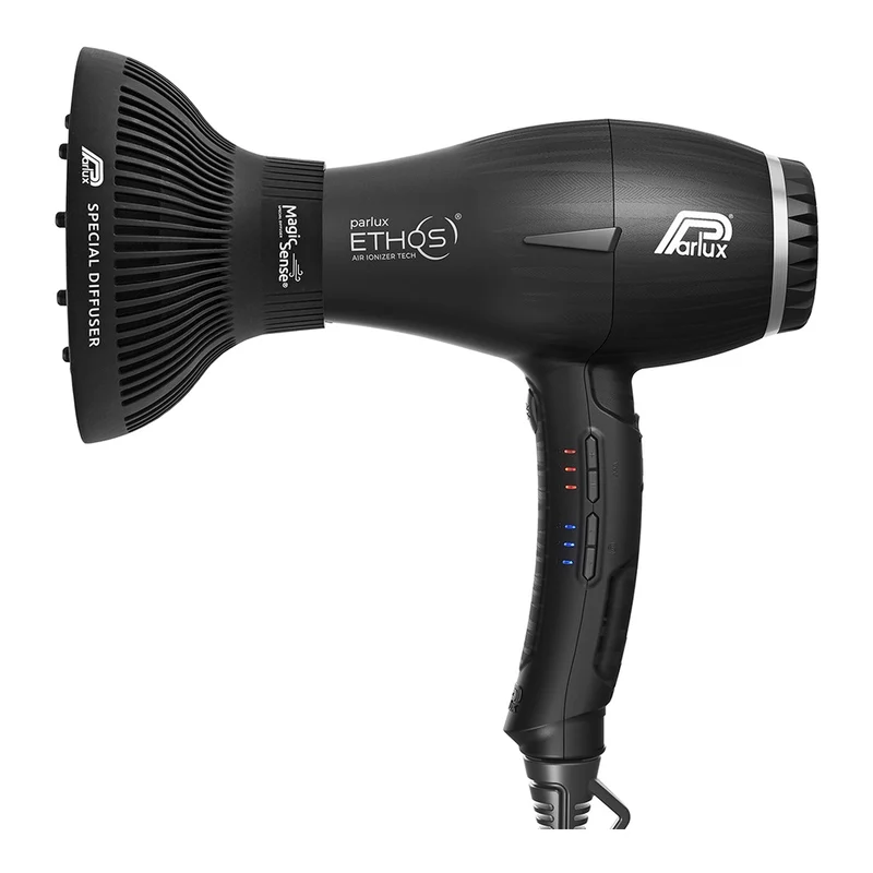 Parlux Ethos Hair Dryer and Diffuser Black