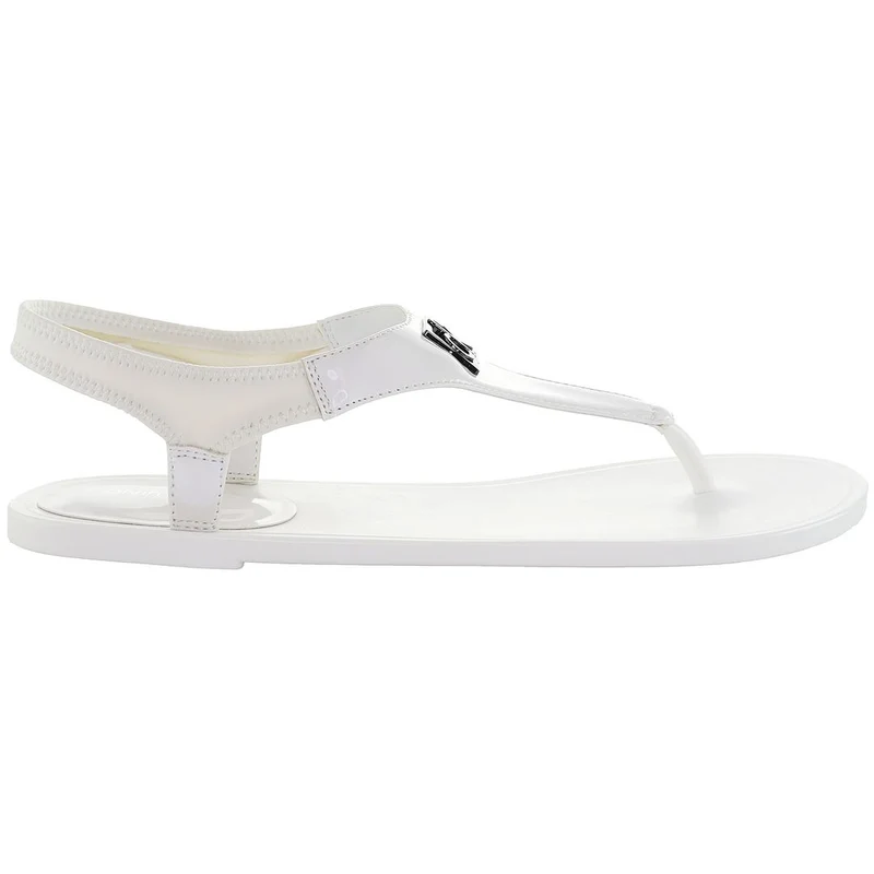 Calvin Klein Jeanne Womens White Sandals 4
