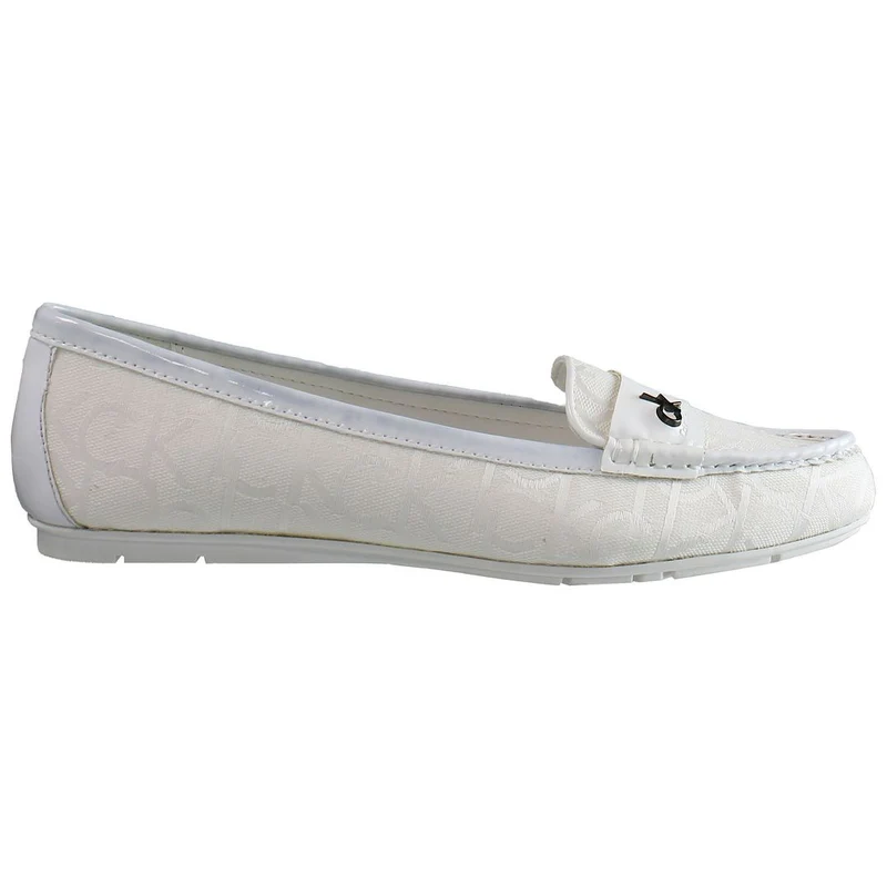 Calvin Klein Yuliana Womens White Shoes 6