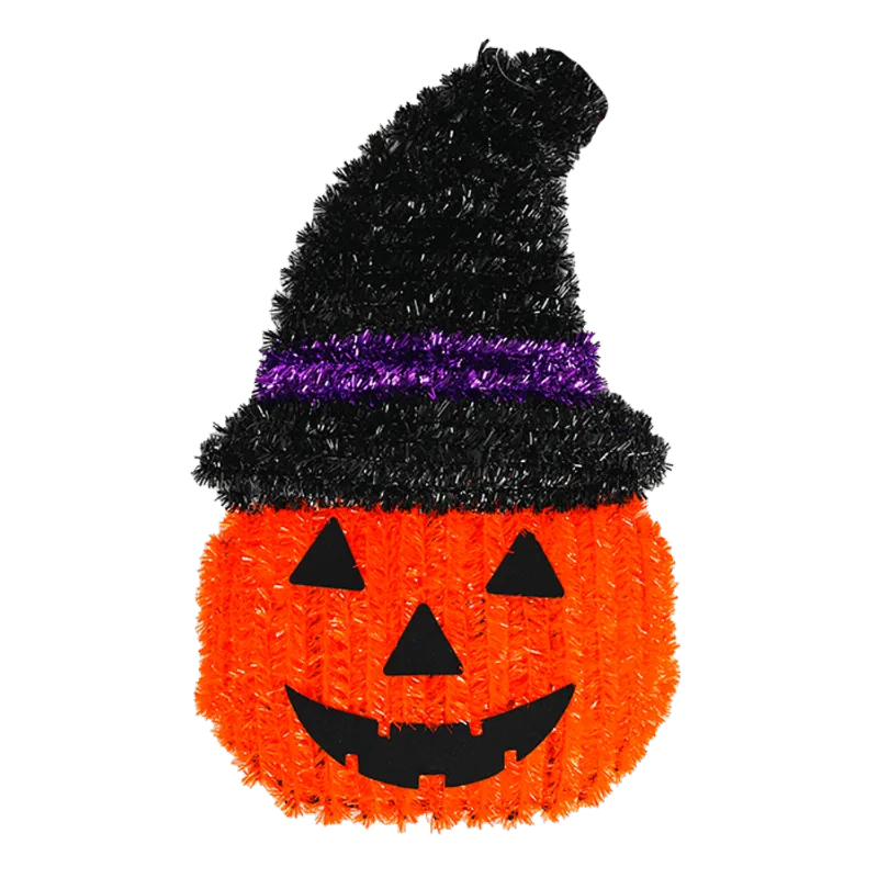 Adorno de Halloween Decorativo|Calabaza con Sombrero