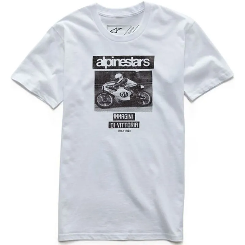 Camiseta Alpinestars Tuck Premium Branco