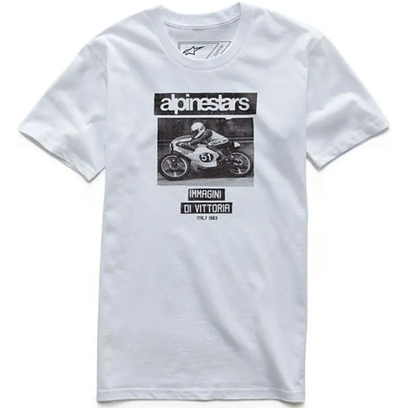 Camiseta Alpinestars Tuck Premium Branco