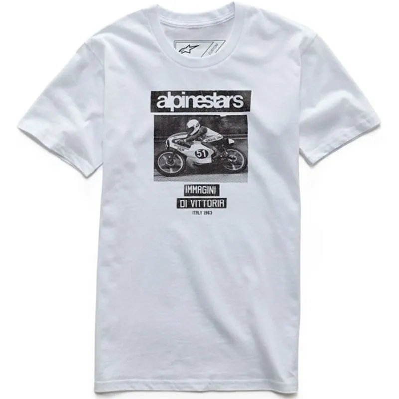 Camiseta Alpinestars Tuck Premium Branco