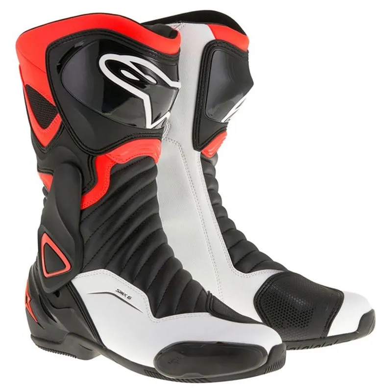 Bota Alpinestars S-MX6 V2 Preto Vermelho Branco