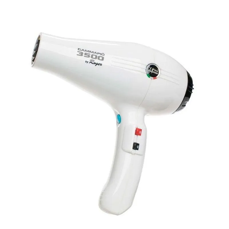 Roger Gammapiù 3500 Branco Secador De Cabelo Italiano 220v