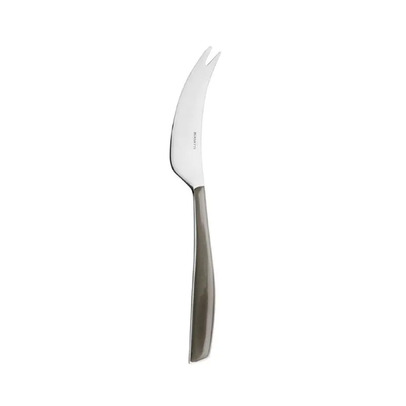Faca para Queijo Inox Espátula Luxo Prata Glamour Bugatti