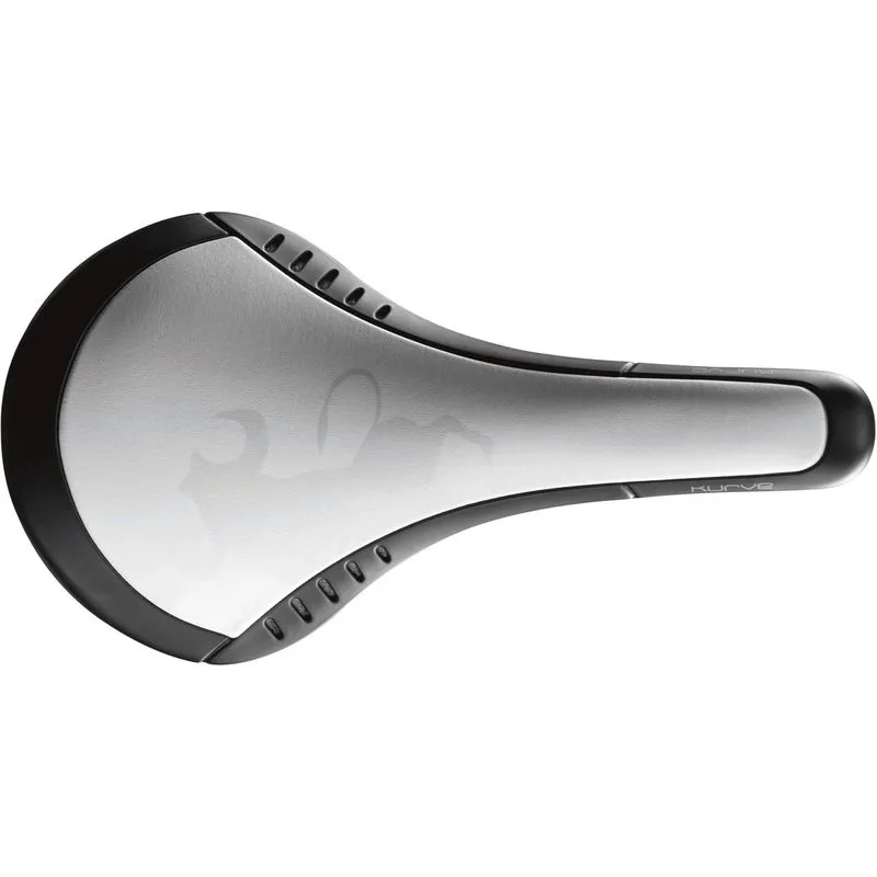 Banco Selim Para Bike Kurve Bull Branco/preto Fizik