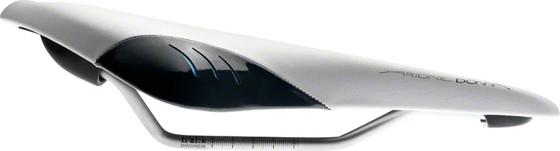 Fizik Donna Saddle White/Anthracite/Light Blue with Maganese rails