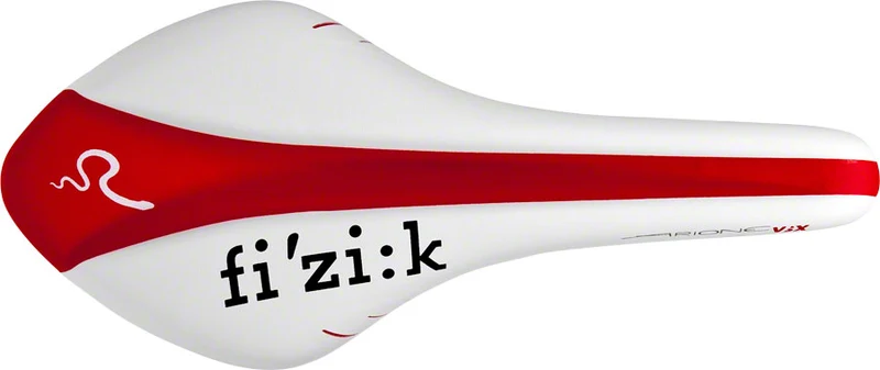 Fizik Versus X Chroma SE - QBP Exclusive Arione Saddle White/Red with Kium Rails