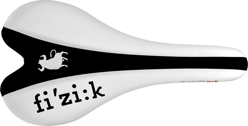 Fizik Versus X Chroma SE - QBP Exclusive Aliante White/Black Saddle with Kium Rails