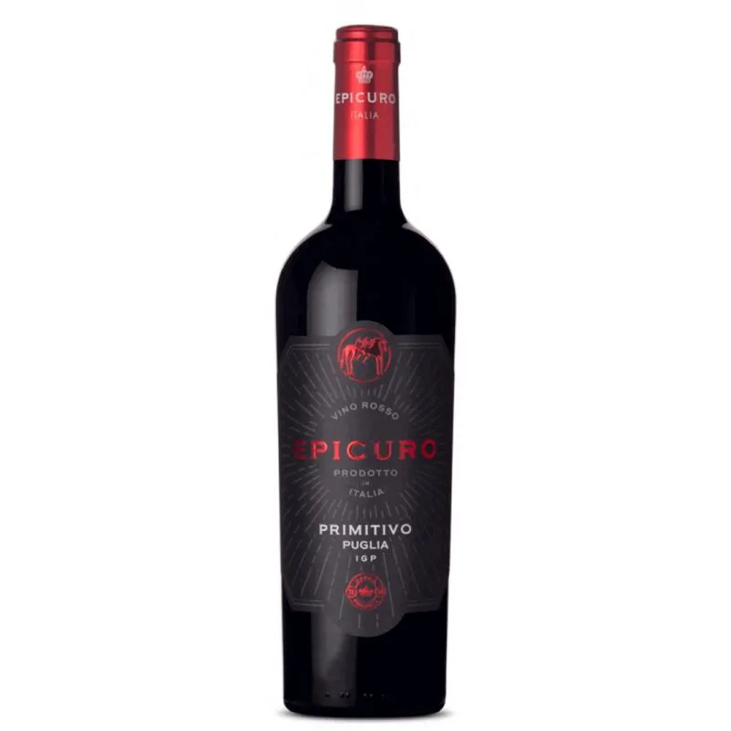 Vinho Epicuro Prodotto Italia Primitivo Puglia