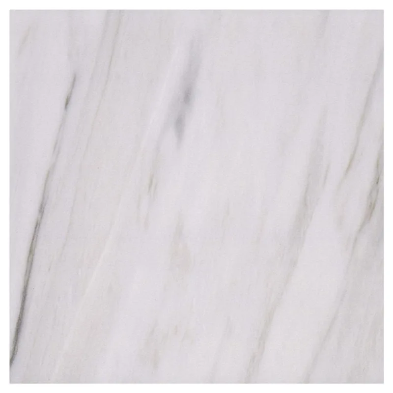 Mono Serra Porcelain Tiles with Natural Look in Carrara White for Floors and Walls - 12-in L x 12-in W
