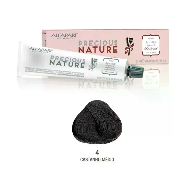 Tonalizante Precious Castanho Médio 4.0 Alfaparf 60ml
