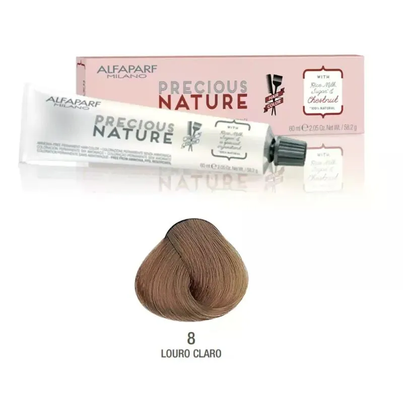 Tonalizante Precious Loiro Claro 8.0 Alfaparf 60ml
