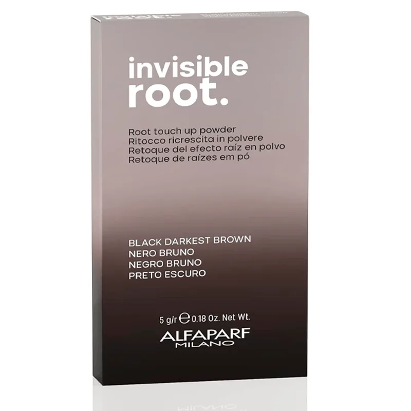 Retoque De Raiz Em Pó Alfaparf Powder Black