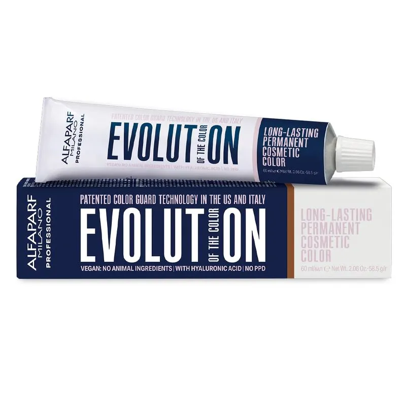 Tintura Creme Alfaparf Evolution Louro Claro Levemente Acaju 8.05