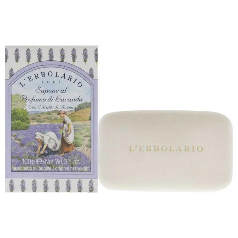 Sabonete Perfumado Lavanda Da Lerbolario Para Unissexo - 3,5 Oz Soa