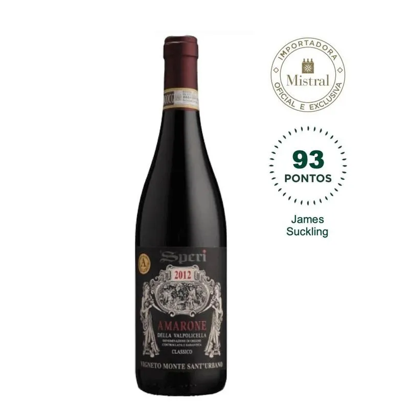 Vinho Amarone Vigneto Monte Sant'urbano 2017 (speri) 750ml