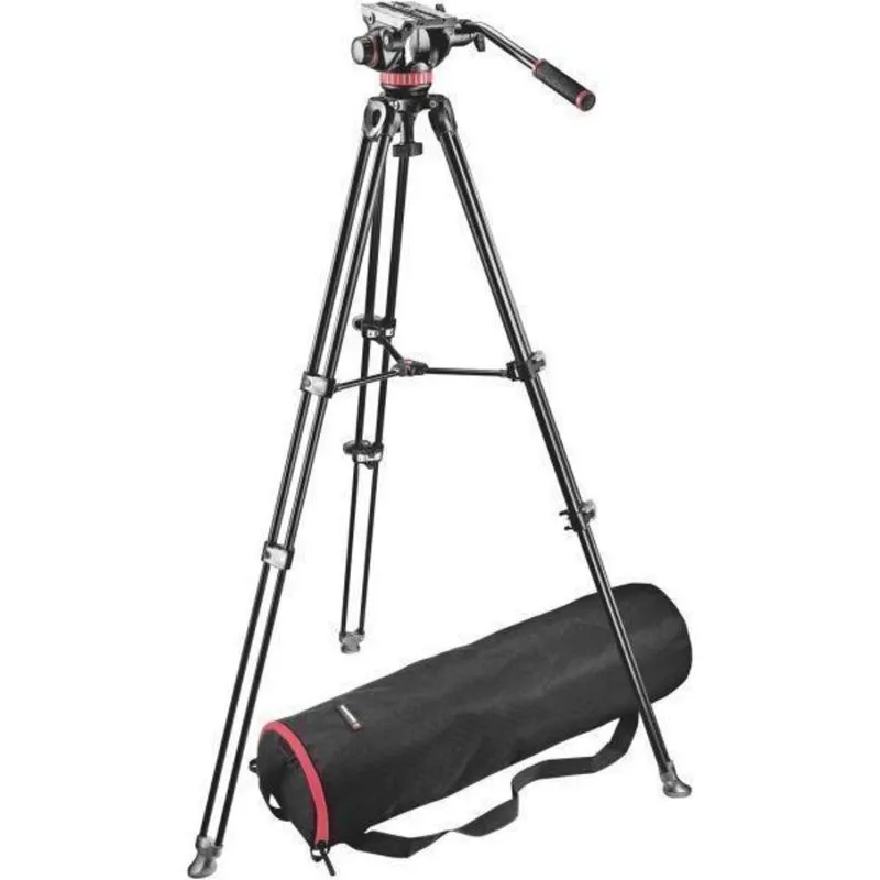 Tripé Manfrotto MVk502AM com Cabeça Hidráulica MVH502A Video (MVK502AM-1)