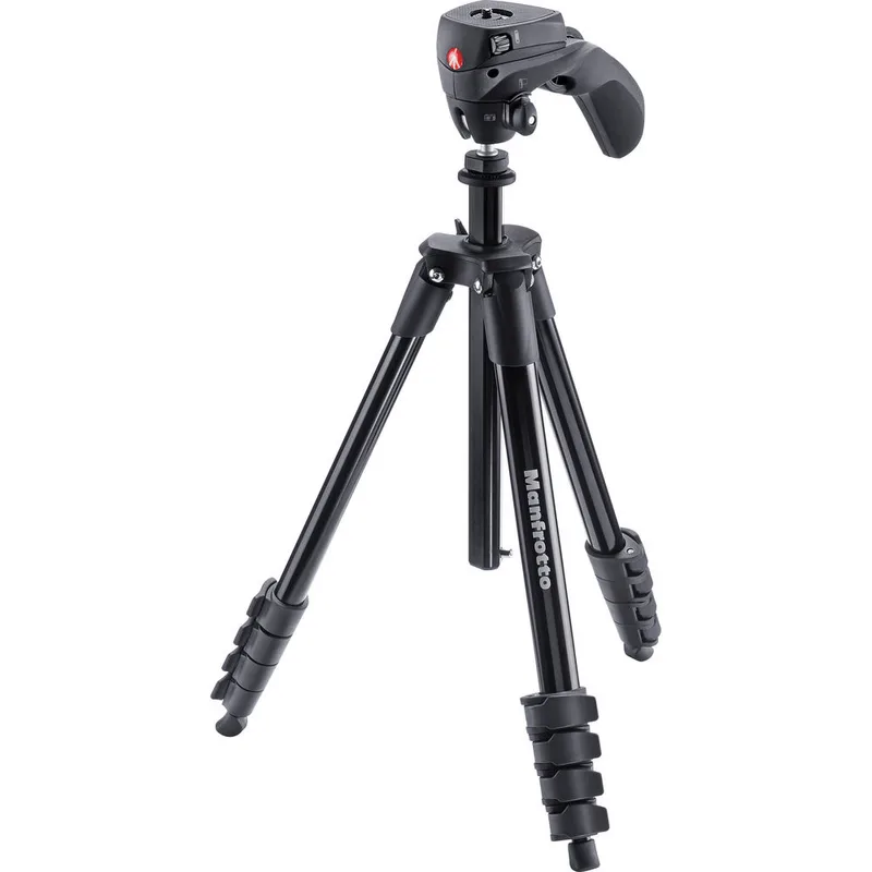 Tripé Manfrotto Compact Action Black (MKCOMPACTACN-BK)