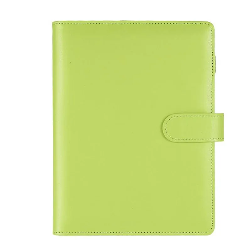 A6 Macaron Loose-leaf Ledger, Pu Leather Small Fresh Hand