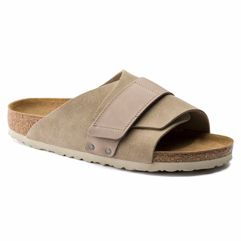 Birkenstock Men's Kyoto Sandals - 1015572 TAUPE / 42