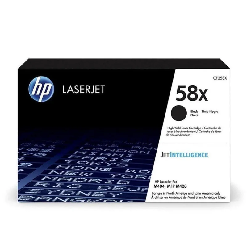 Toner Original Hp 58x Preto Para Laserjet Pro Séries (m404 E Mfp M428), Cf258x