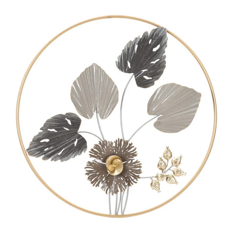 Pannello decorativo con anello in ferro per decorazioni ambienti
