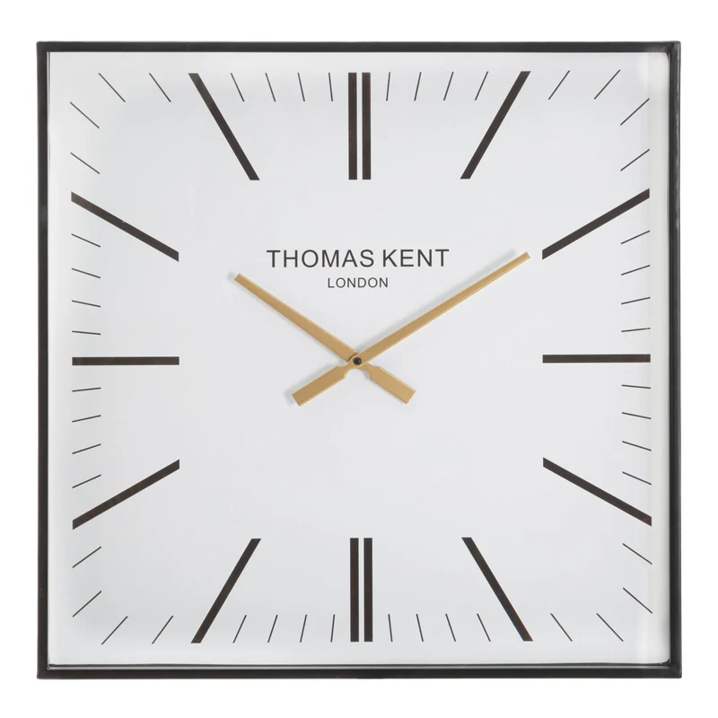 Orologio da parete classico forma quadrata per salotto e cucina